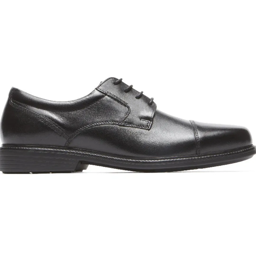 Outlet Rockport Men'S Charles Road Cap Toe Oxford Black