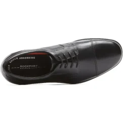 Outlet Rockport Men'S Charles Road Cap Toe Oxford Black