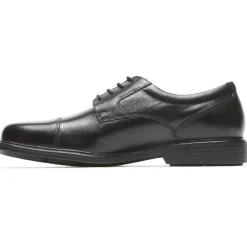 Outlet Rockport Men'S Charles Road Cap Toe Oxford Black