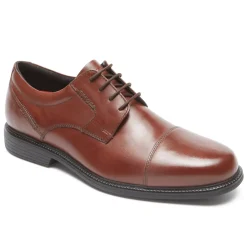 Hot Rockport Men'S Charles Road Cap Toe Oxford Tan