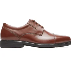 Hot Rockport Men'S Charles Road Cap Toe Oxford Tan