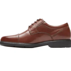 Hot Rockport Men'S Charles Road Cap Toe Oxford Tan