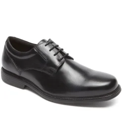 Hot Rockport Men'S Charles Road Plain Toe Oxford Black