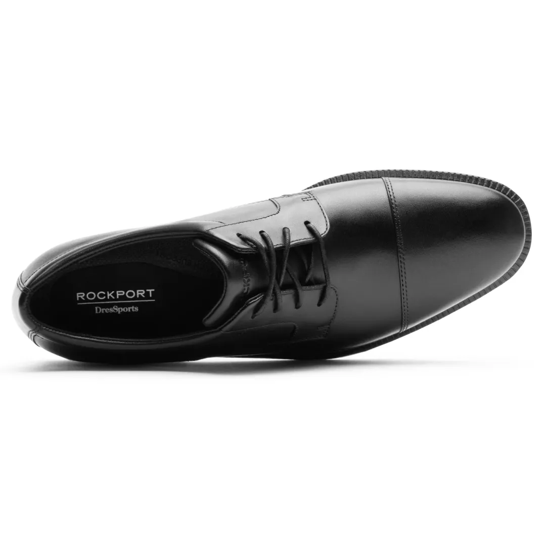 Outlet Rockport Men'S Dressports Premium Waterproof Cap Toe Oxford Black