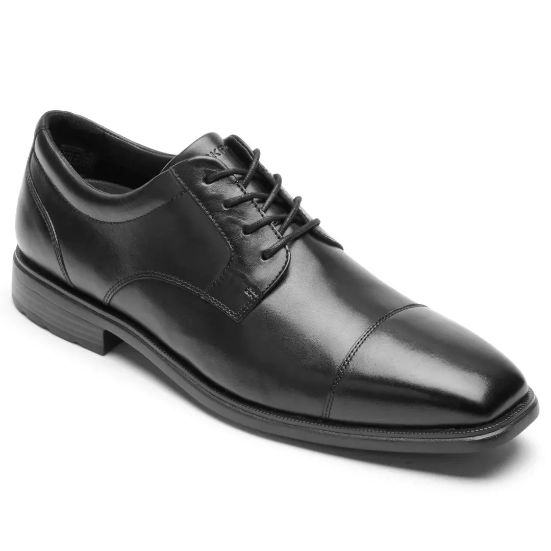 Best Rockport Men'S Dressports Work Cap Toe Oxford Black