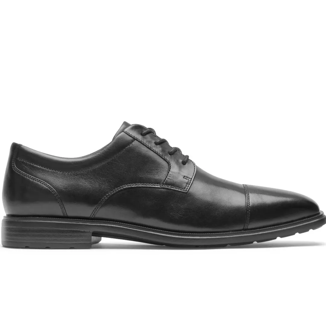Best Rockport Men'S Dressports Work Cap Toe Oxford Black