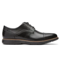 Clearance Rockport Men'S Garett Cap Toe Oxford Black 2