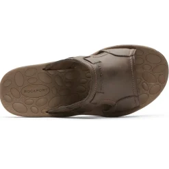 Clearance Rockport Men'S Hayes Slide Brown
