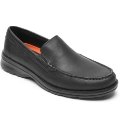 Online Rockport Men'S Palmer Venetian Loafer Black Tumbled