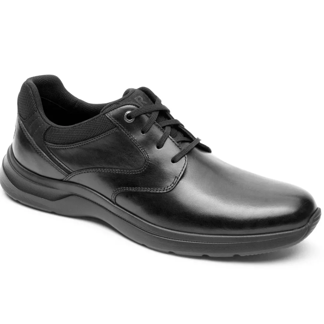 Online Rockport Men'S Patterson Oxford Black Smooth Lea