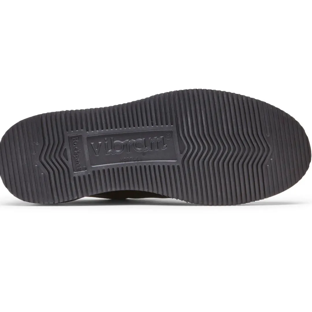 Online Rockport Men'S Prowalker 9000 Limited Edition Casual Shoe Triple Black Lea
