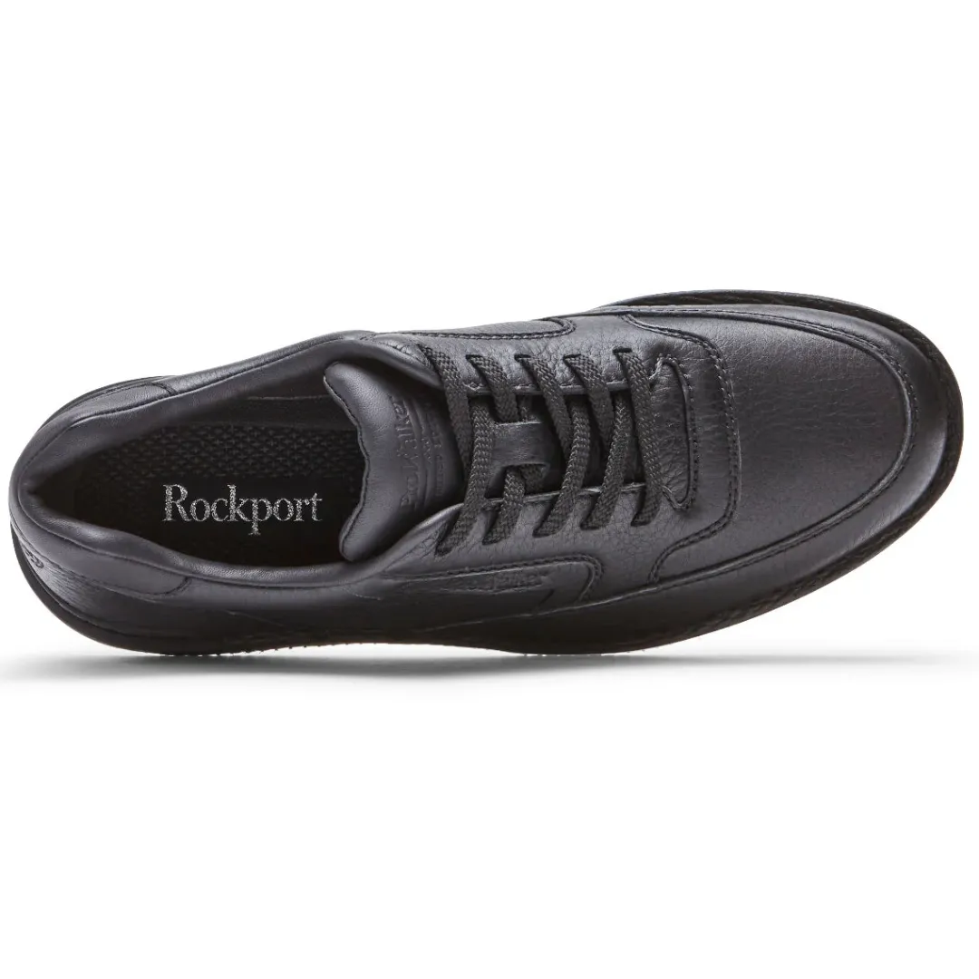 Online Rockport Men'S Prowalker 9000 Limited Edition Casual Shoe Triple Black Lea