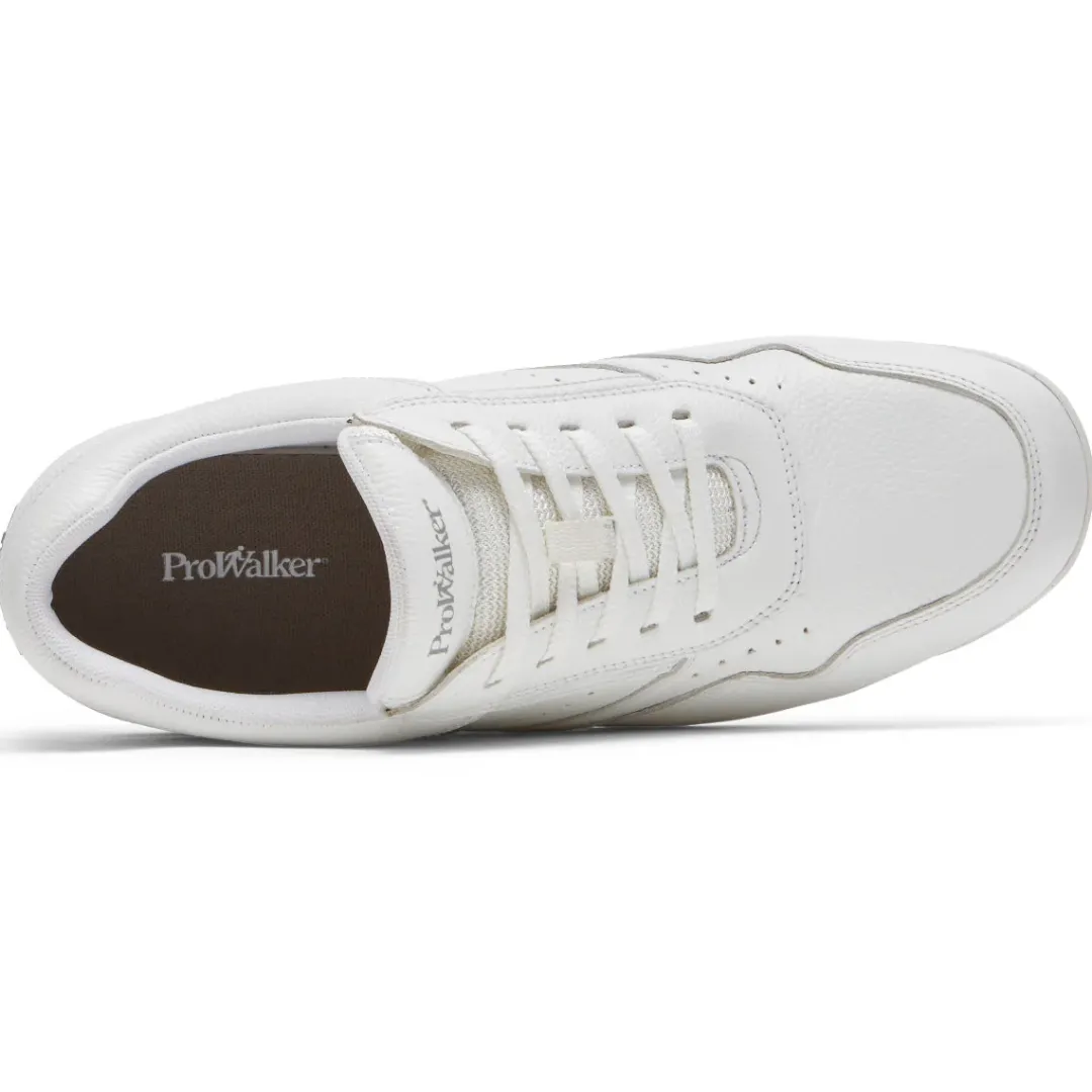 Sale Rockport Men'S Prowalker 7100 Plus Lace-Up Active Shoe White Leather