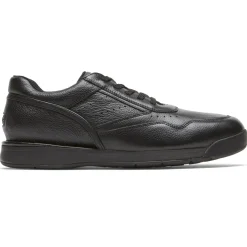 Clearance Rockport Men'S Prowalker 7100 Plus Lace-Up Active Shoe Triple Black Lea