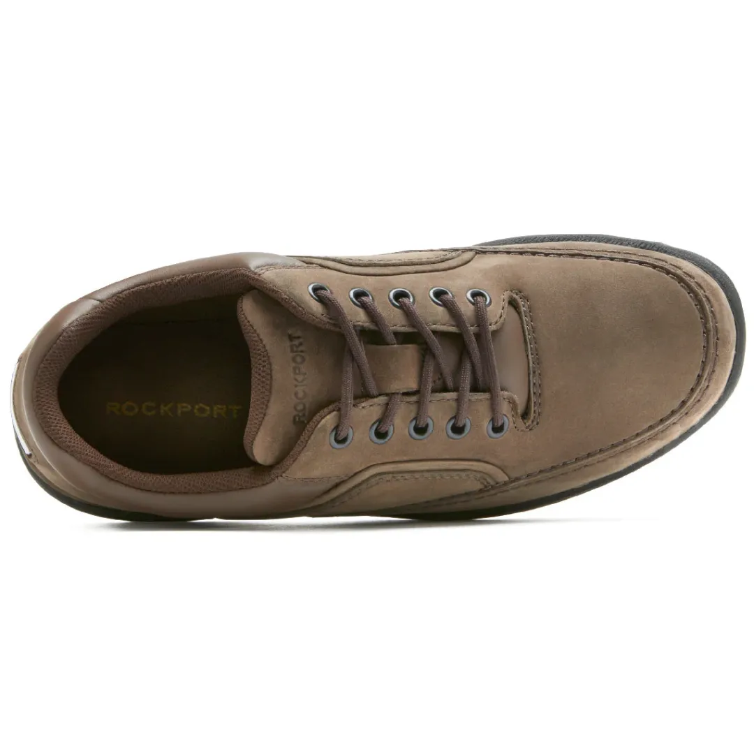 Best Rockport Men'S Ridgefield Eureka Lace-Up Chocolate Nubuck