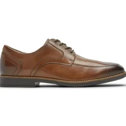 Fashion Rockport Men'S Slayter Apron Toe Oxford New Brown Glass