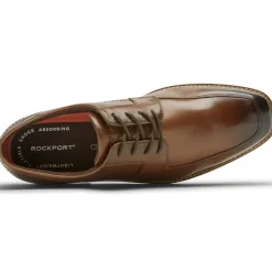 Fashion Rockport Men'S Slayter Apron Toe Oxford New Brown Glass