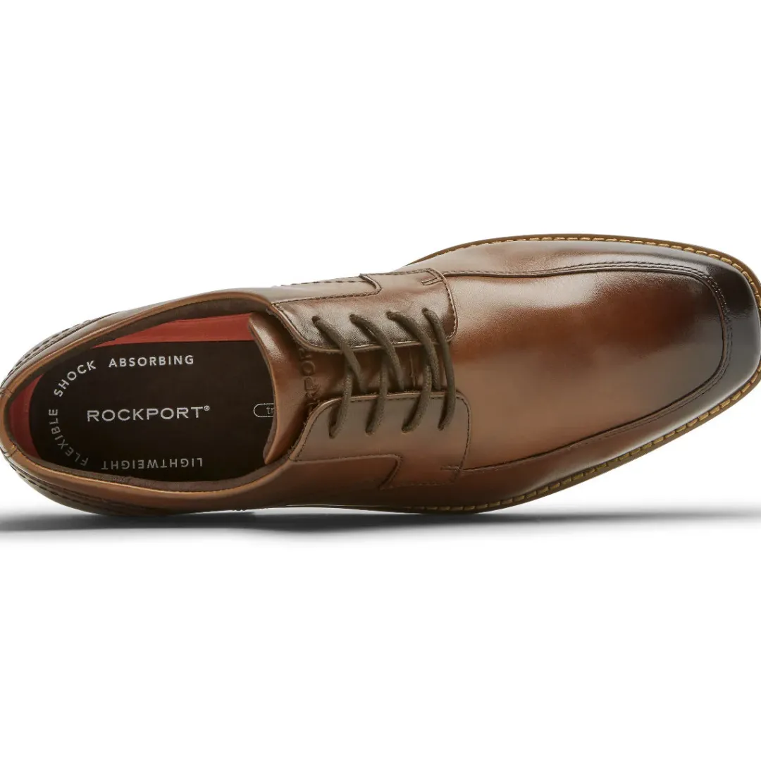 Fashion Rockport Men'S Slayter Apron Toe Oxford New Brown Glass