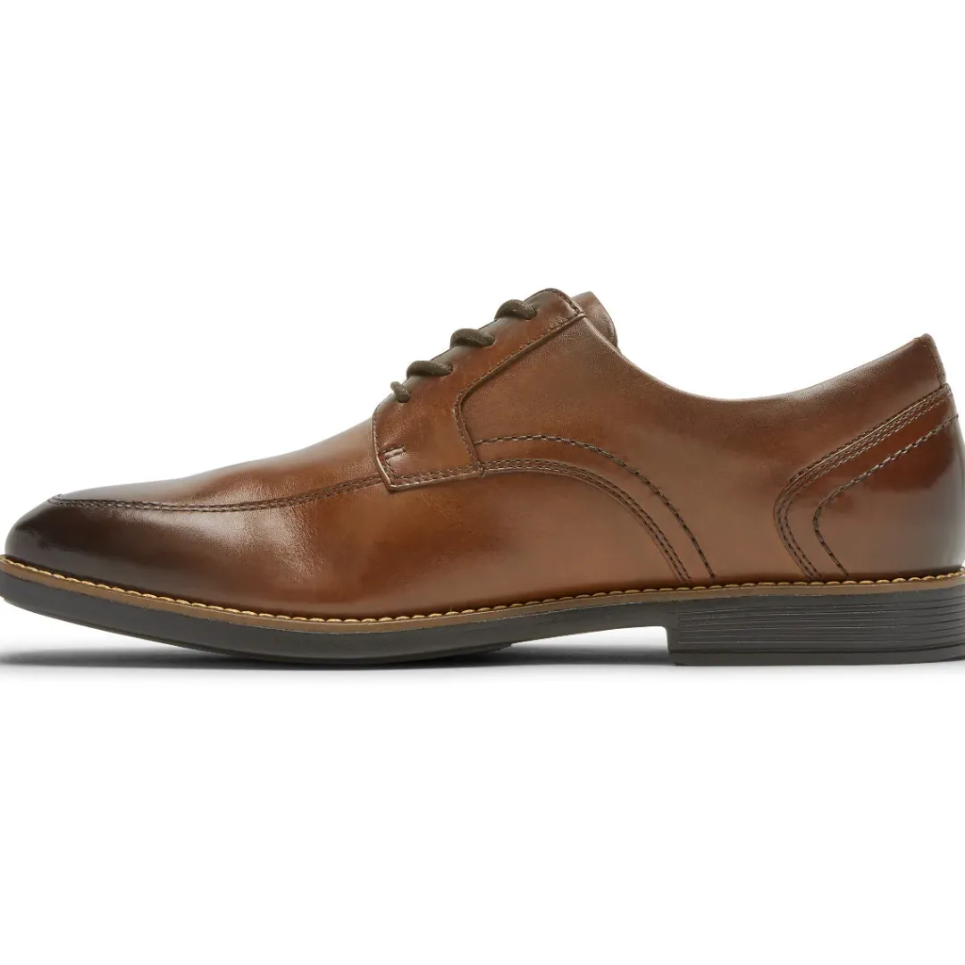 Fashion Rockport Men'S Slayter Apron Toe Oxford New Brown Glass