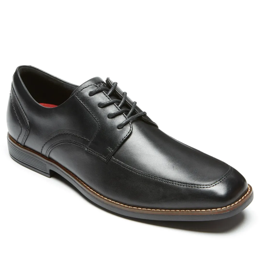 Outlet Rockport Men'S Slayter Apron Toe Oxford Black