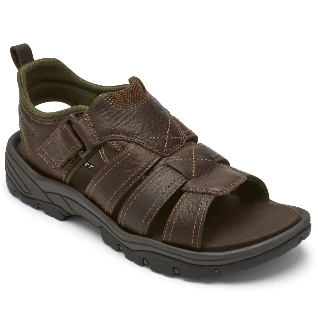 Hot Rockport Men'S Springboro Rocklake Fisherman Sandal Brown