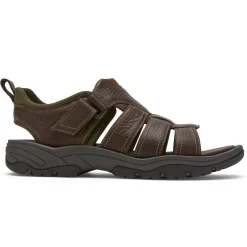 Hot Rockport Men'S Springboro Rocklake Fisherman Sandal Brown