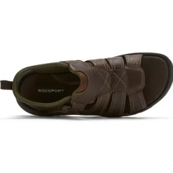 Hot Rockport Men'S Springboro Rocklake Fisherman Sandal Brown