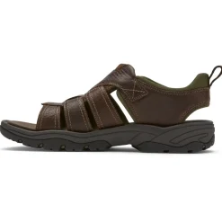 Hot Rockport Men'S Springboro Rocklake Fisherman Sandal Brown