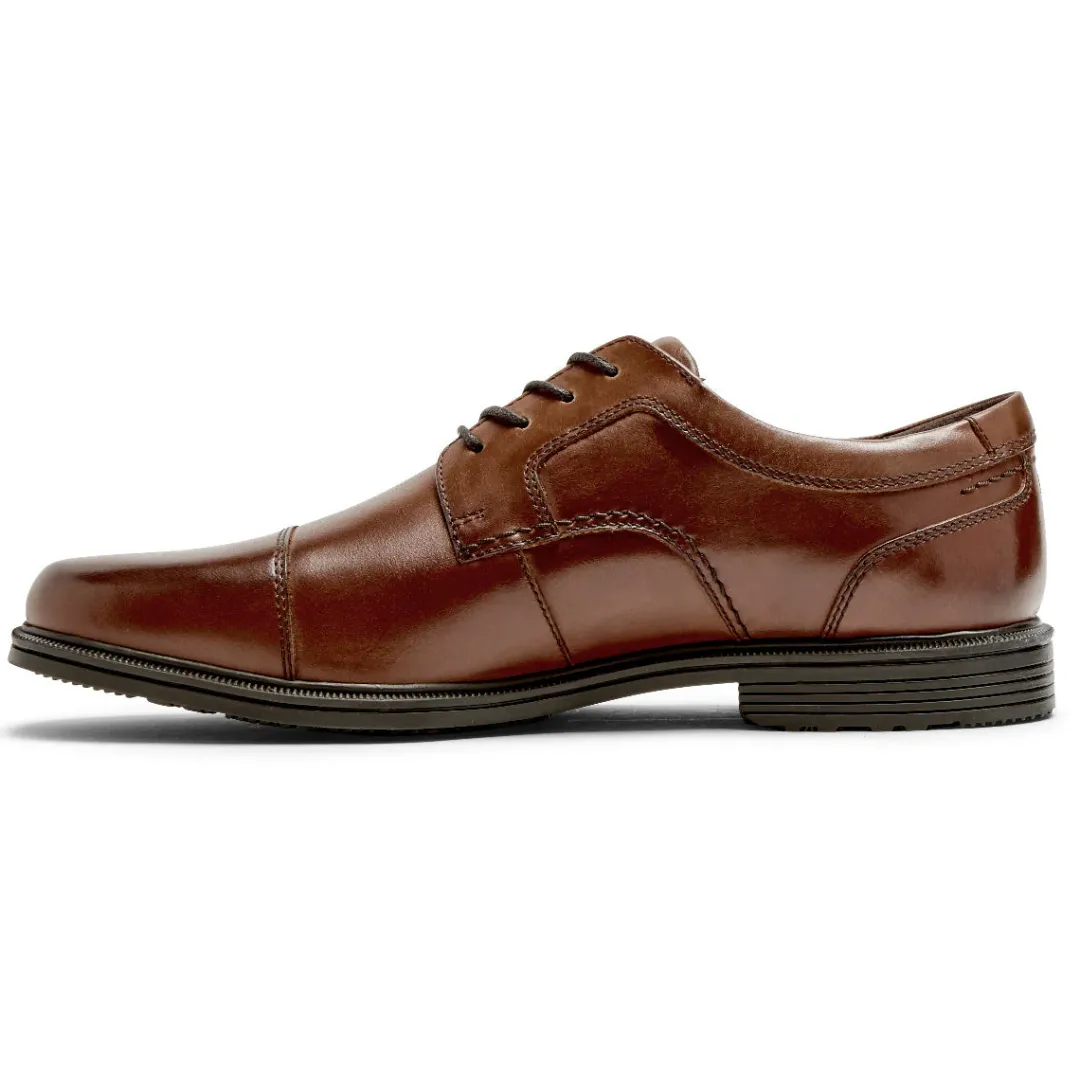 Sale Rockport Men'S Taylor Waterproof Cap Toe Oxford Tan