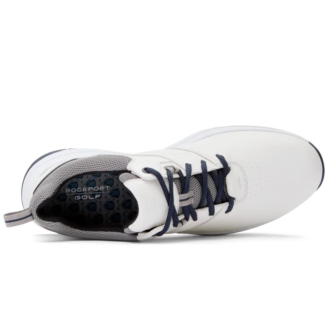 Best Rockport Men'S Total Motion Ace Sport Golf Shoe White/Navy