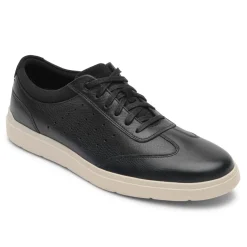 Fashion Rockport Men'S Total Motion Court T-Toe Ubal Sneaker Black