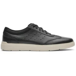 Fashion Rockport Men'S Total Motion Court T-Toe Ubal Sneaker Black