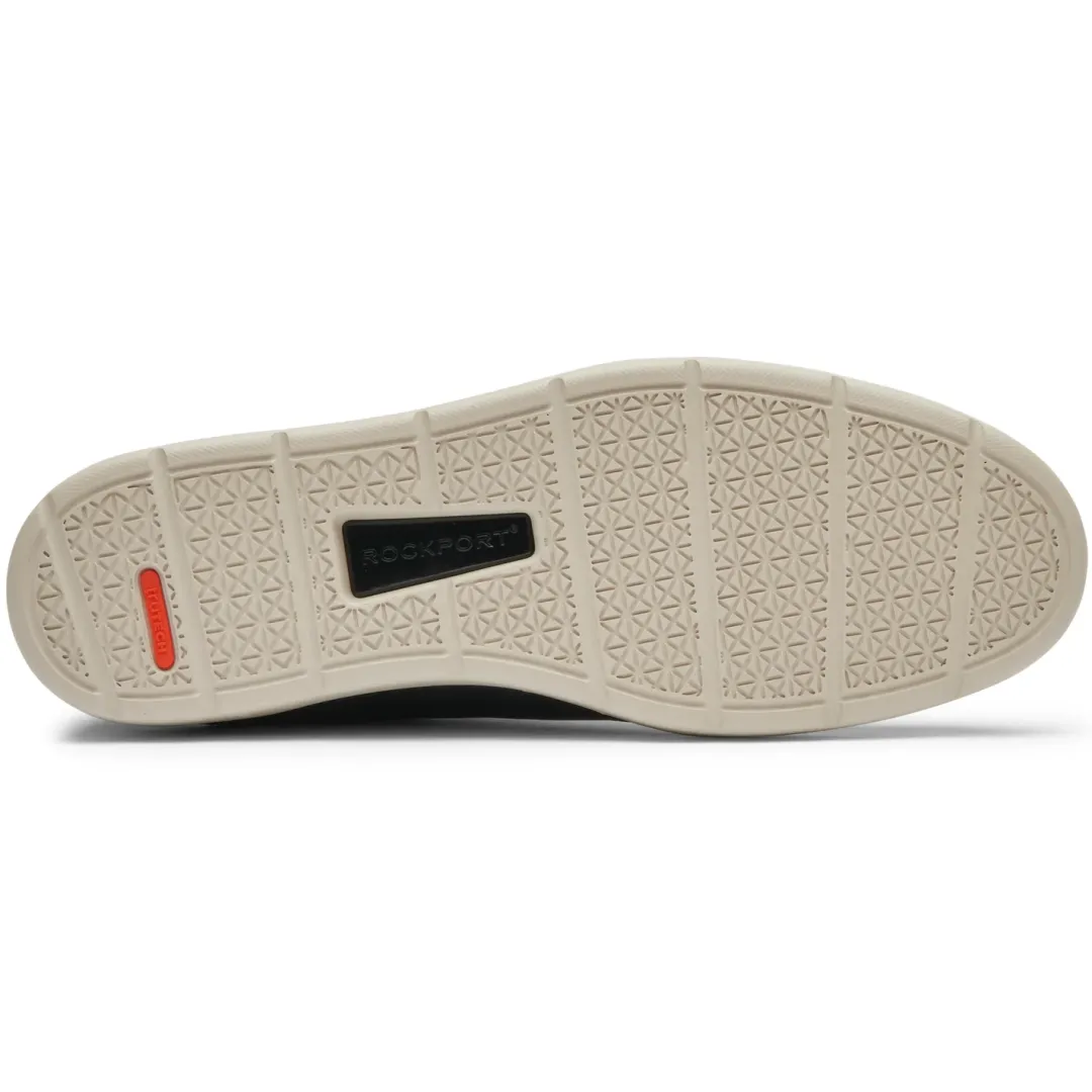 Fashion Rockport Men'S Total Motion Court T-Toe Ubal Sneaker Black