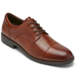 Sale Rockport Men'S Total Motion Dressport Cap Toe Oxford Tan