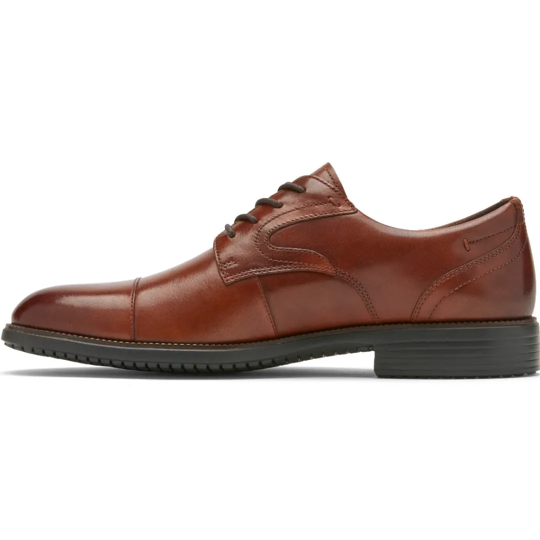 Sale Rockport Men'S Total Motion Dressport Cap Toe Oxford Tan