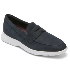 New Rockport Men'S Truflex Dressports Penny Loafer New Dress Blues