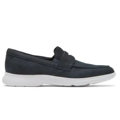 New Rockport Men'S Truflex Dressports Penny Loafer New Dress Blues