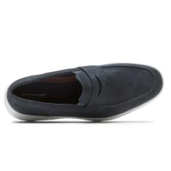 New Rockport Men'S Truflex Dressports Penny Loafer New Dress Blues