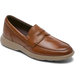 New Rockport Men'S Truflex Dressports Penny Loafer British Tan