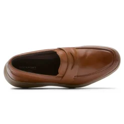New Rockport Men'S Truflex Dressports Penny Loafer British Tan