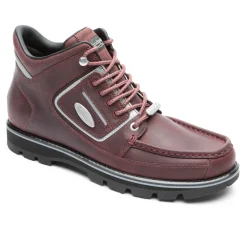 Discount Rockport Men'S Umbwe Ii Waterproof Mweka Boot Burgundy Lea