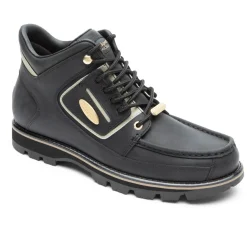 Outlet Rockport Men'S Umbwe Ii Waterproof Mweka Boot Black Lea/Gold