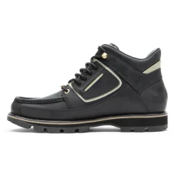 Outlet Rockport Men'S Umbwe Ii Waterproof Mweka Boot Black Lea/Gold