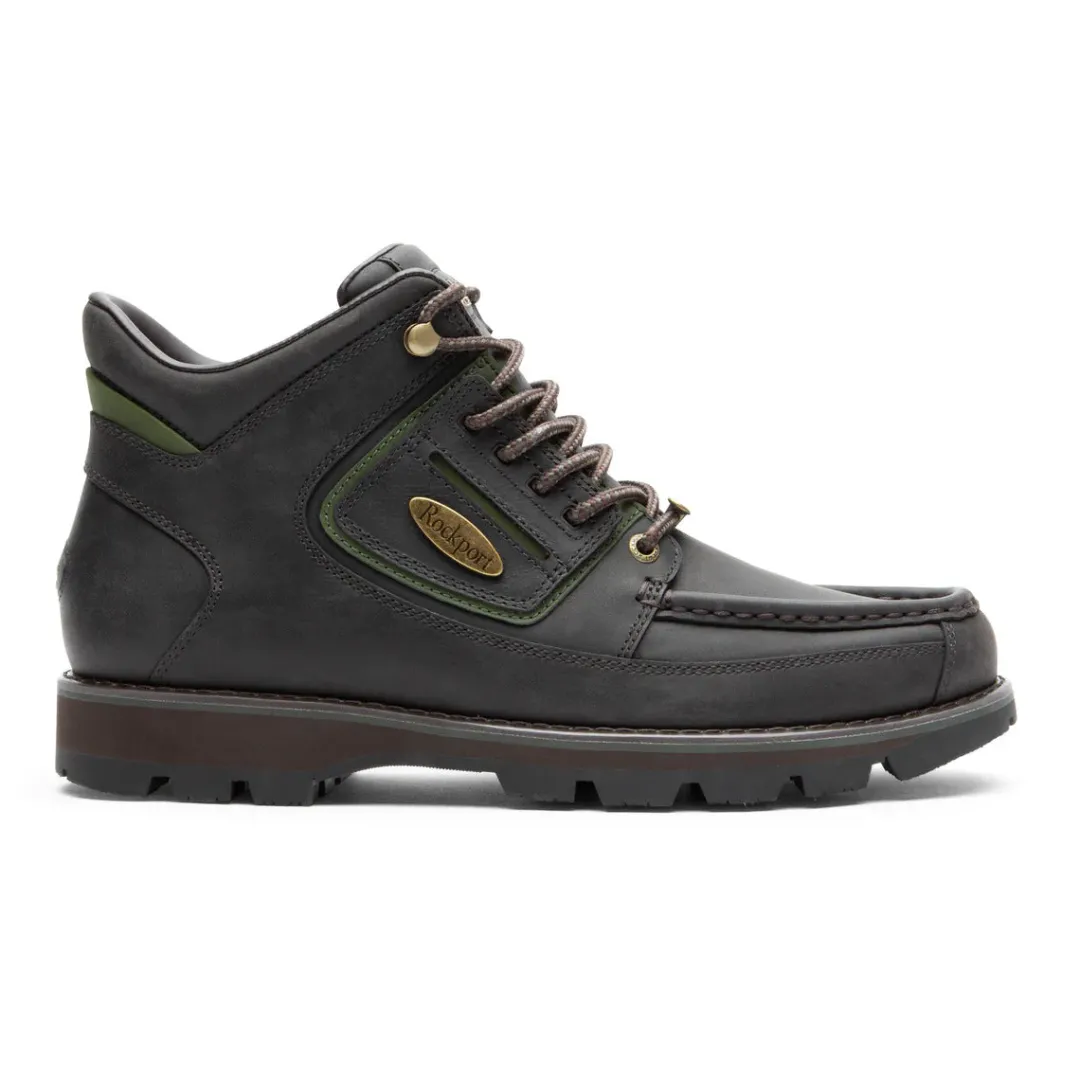 Sale Rockport Men'S Umbwe Ii Waterproof Mweka Boot Dark Brown/Green Lea