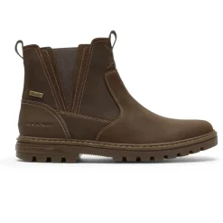 Clearance Rockport Men'S Weather Or Not Waterproof Chelsea Boot New Tan Leather/Suede