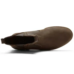 Clearance Rockport Men'S Weather Or Not Waterproof Chelsea Boot New Tan Leather/Suede