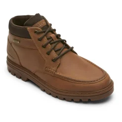Hot Rockport Men'S Weather Ready Waterproof Moc Boot Wheat Lea