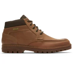 Hot Rockport Men'S Weather Ready Waterproof Moc Boot Wheat Lea
