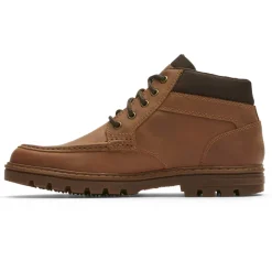 Hot Rockport Men'S Weather Ready Waterproof Moc Boot Wheat Lea