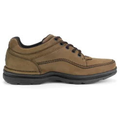Outlet Rockport Men'S World Tour Classic Lace Up Chocolate Nubuck